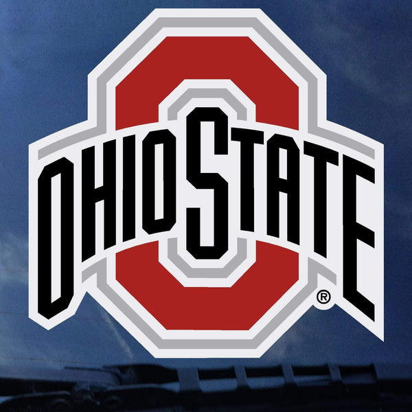 12" x 11 3/4" Ohio State Buckeyes Athletic O Decal - Conrads College Gifts