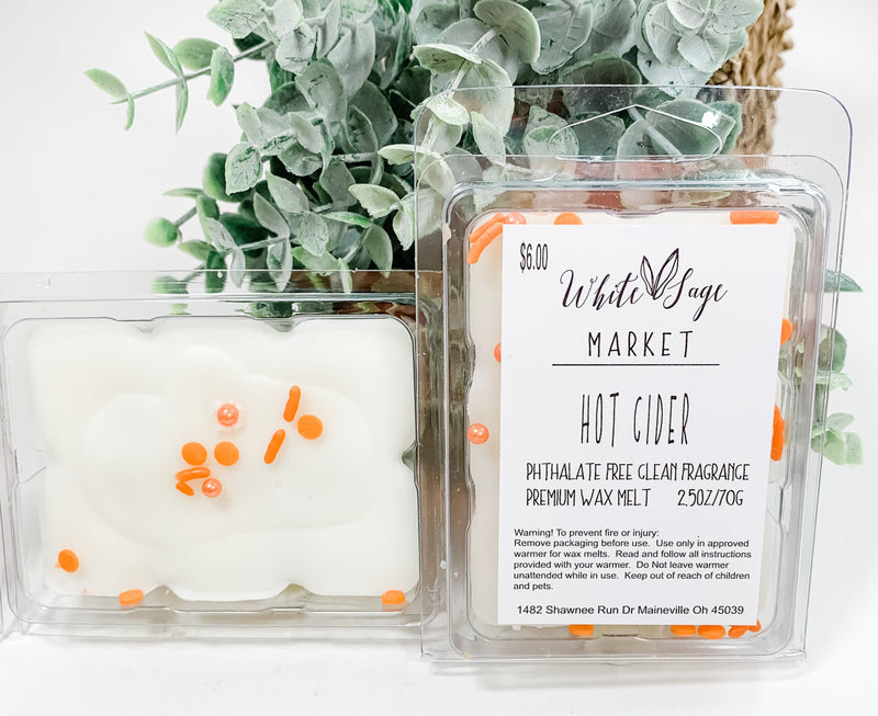 Clam Shell Wax Melt Cubes - Variety of Scents