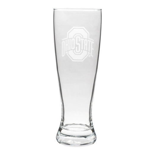 23 oz. Ohio State Buckeyes Etched Athletic O Pilsner Glass - Conrads College Gifts
