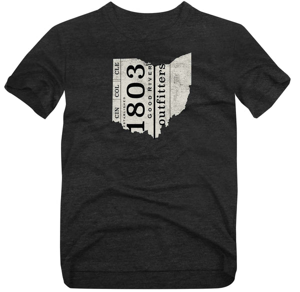1803 Vintage Ohio T-Shirt - Celebrate Local, Shop The Best of Ohio