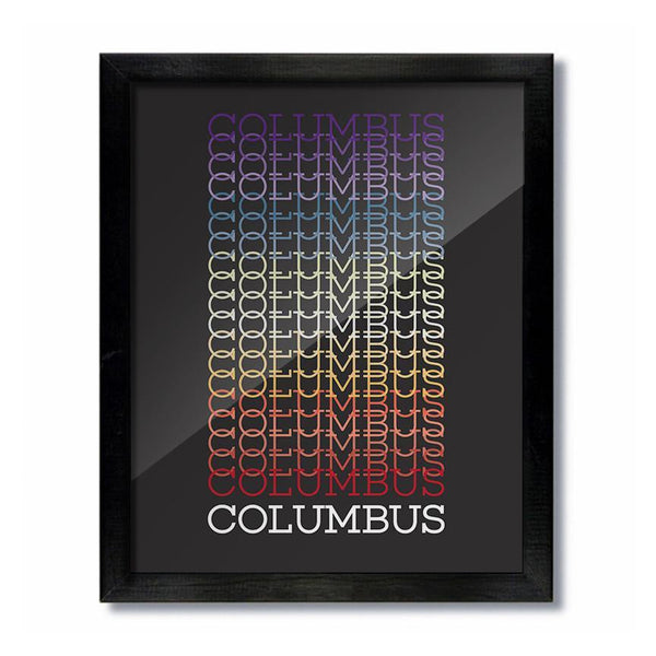 Columbus Rainbow Print - Celebrate Local, Shop The Best of Ohio