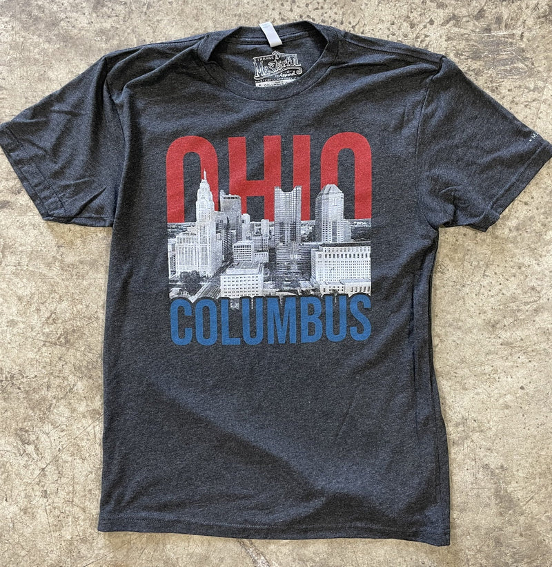 Columbus Unisex Black T-Shirt