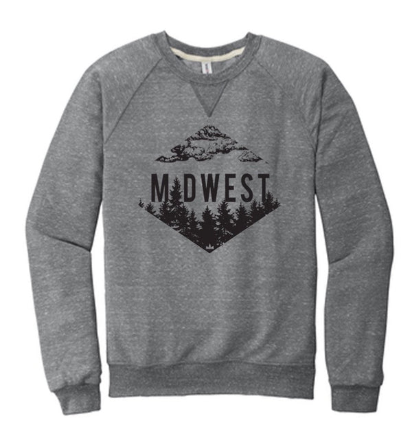 Midwest Trees Unisex Crew Neck Sweatshirt