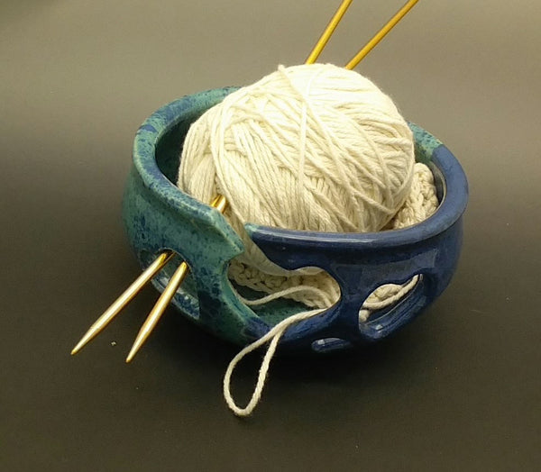 Seascape Hand Thrown Ceramic Yarn Bowl - Celebrate Local, Shop The Best of Ohio