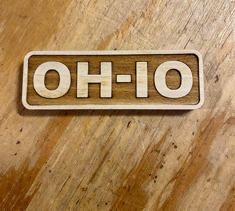 Ohio Wood Magnet (Various Styles)