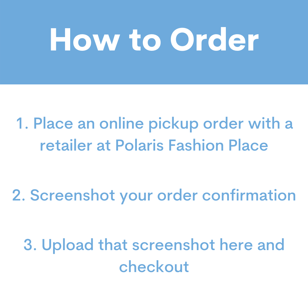 Polaris Fashion Place Same Day Delivery
