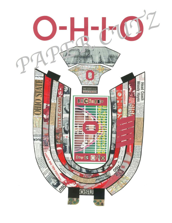Ohio State Football Vintage Notecard Sets - Celebrate Local, Shop The Best of Ohio