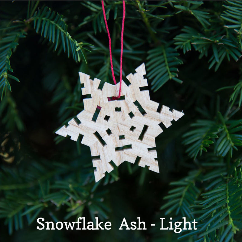 Snowflake Wood Ornament - Celebrate Local, Shop The Best of Ohio