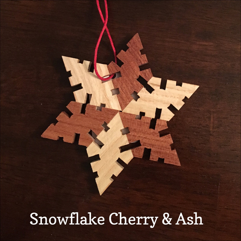 Snowflake Wood Ornament - Celebrate Local, Shop The Best of Ohio