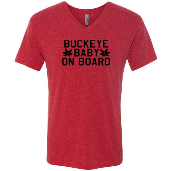 Buckeye Baby on Board Women's  V-Neck T-Shirt - Celebrate Local, Shop The Best of Ohio