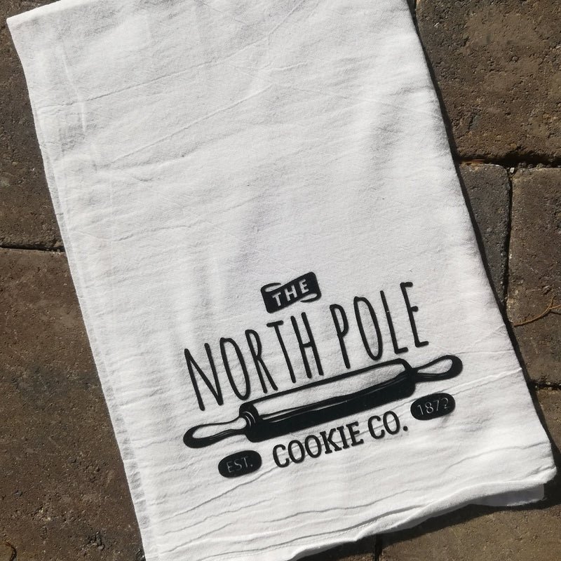 Holiday Tea Towel North Pole Cookie Company - Celebrate Local, Shop The Best of Ohio