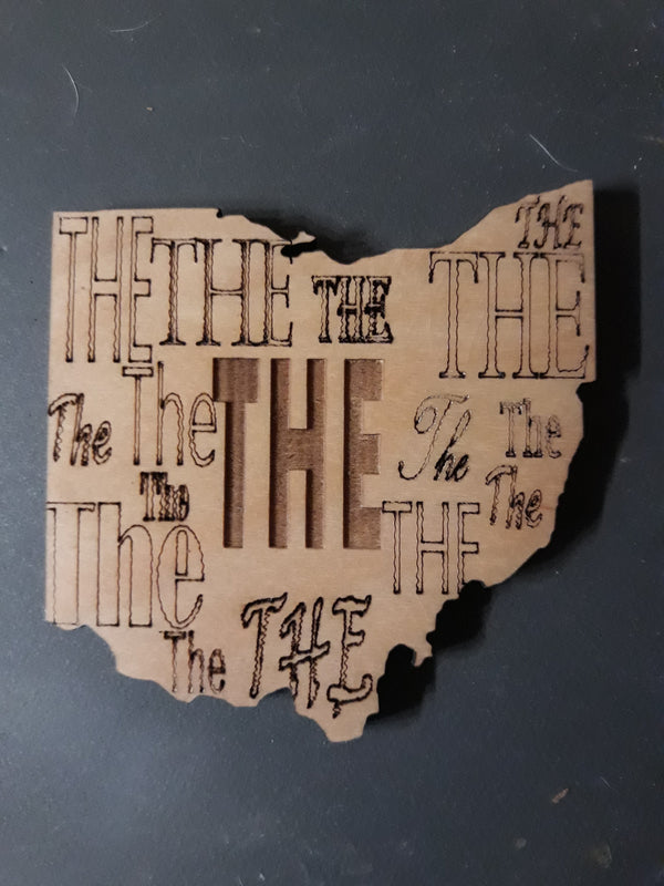 THE Ohio Laser Cut State of Ohio Shaped Coaster - Celebrate Local, Shop The Best of Ohio