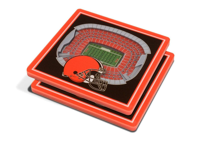 Cleveland Browns 3D Stadium Coasters - Conrads College Gifts