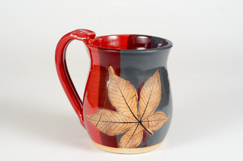 Buckeye Leaf Hand Thrown Ceramic Mug - Celebrate Local, Shop The Best of Ohio