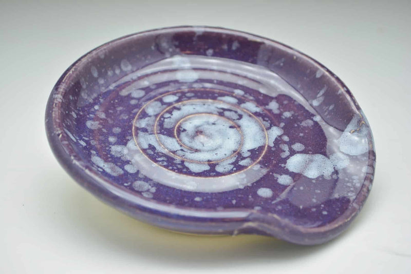Majestic Purple Hand Thrown Ceramic Spoon Rest - Celebrate Local, Shop The Best of Ohio