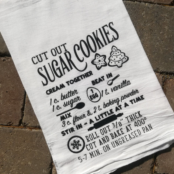 Holiday Tea Towel Cut Out Sugar Cookies Recipe - Celebrate Local, Shop The Best of Ohio