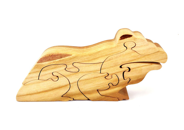 Frog Wood Puzzle