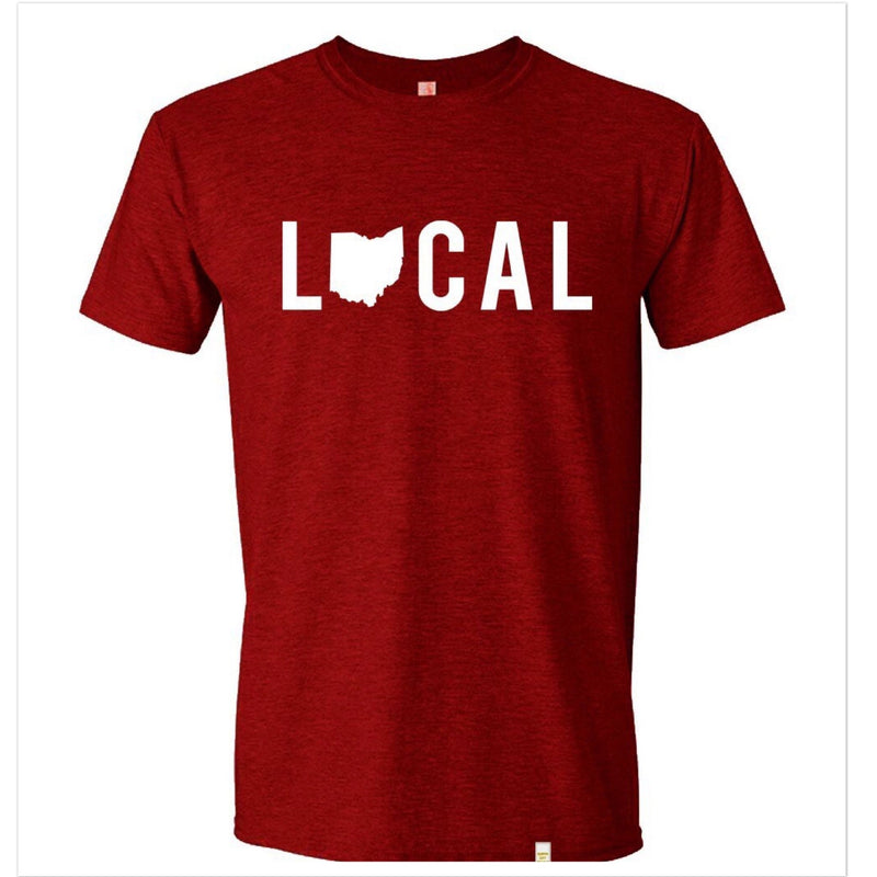Local Ohio Unisex T-Shirt - Red - - Celebrate Local, Shop The Best of Ohio