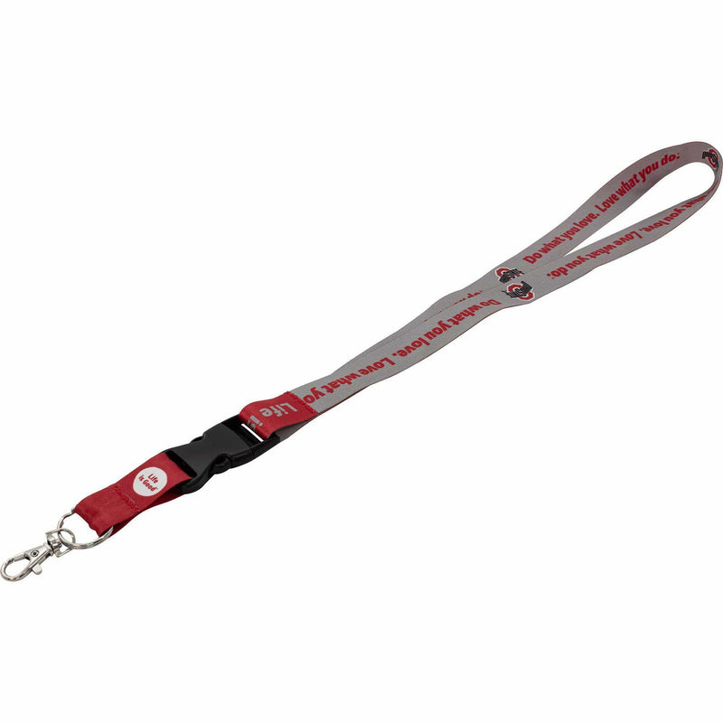 Ohio State Life is Good 2 Sided Lanyard - Conrads College Gifts