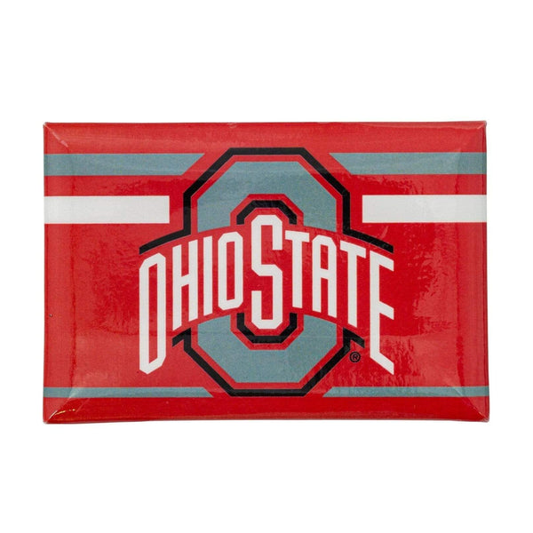 Ohio State Red Rectangle Athletic O Stripe Fridge Magnet - Conrads College Gifts